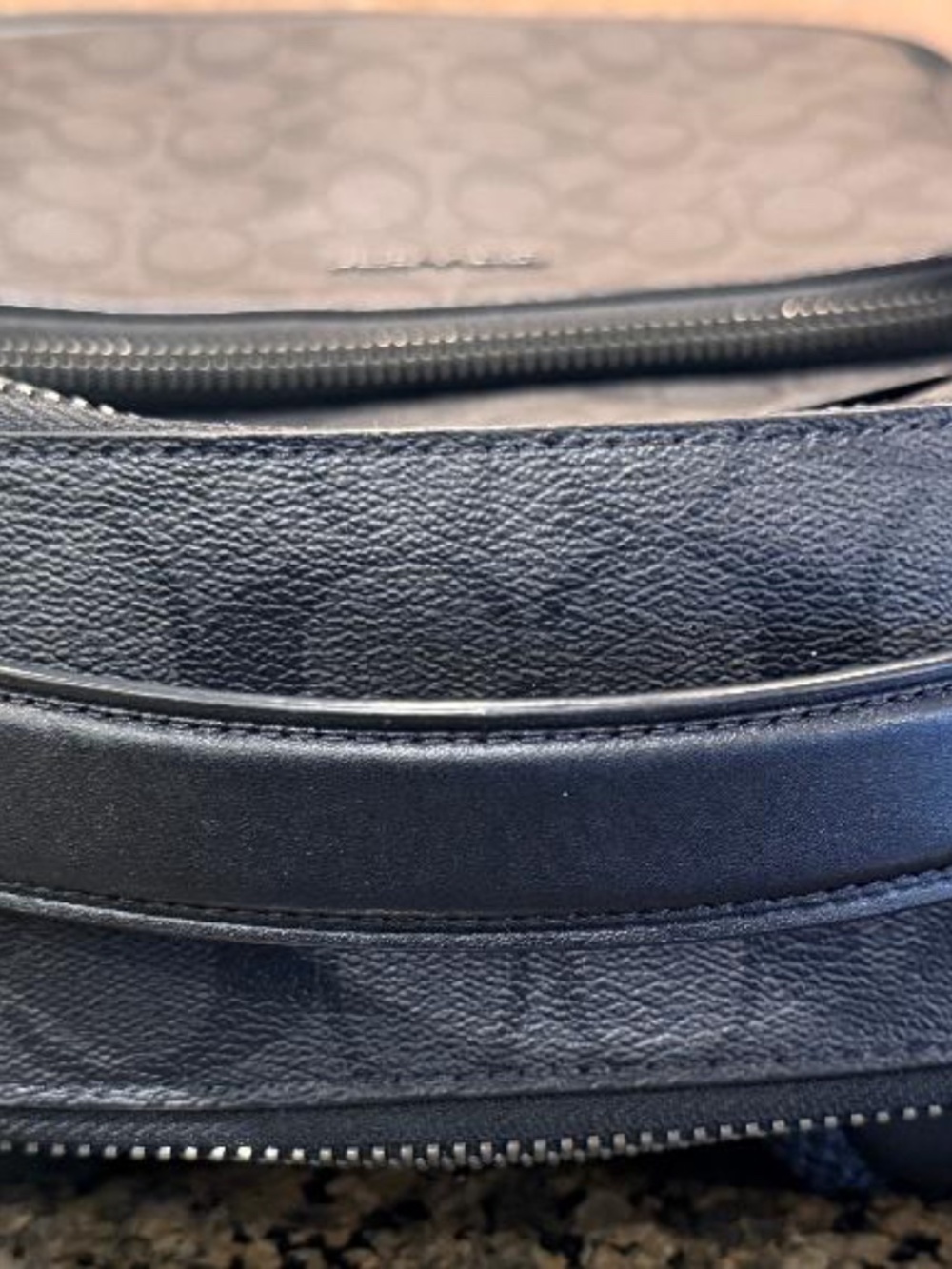 Gently Used - Coach Men’s Backpack In Signature Charcoal/Black - Picture 11 of 11